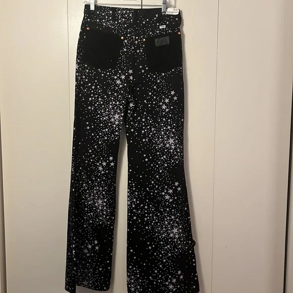 Free People X Wrangler High Rise Flare Jeans - Picture 6 of 6